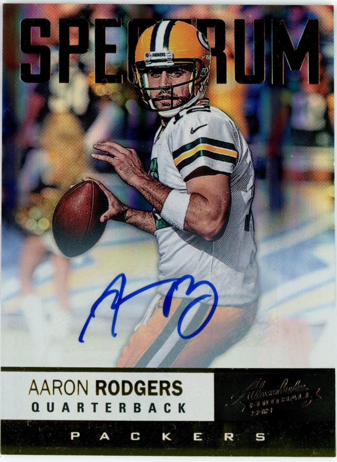 Aaron Rodgers [Spectrum Gold Autograph] #48