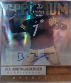Ben Roethlisberger [Spectrum Gold Autograph] #13