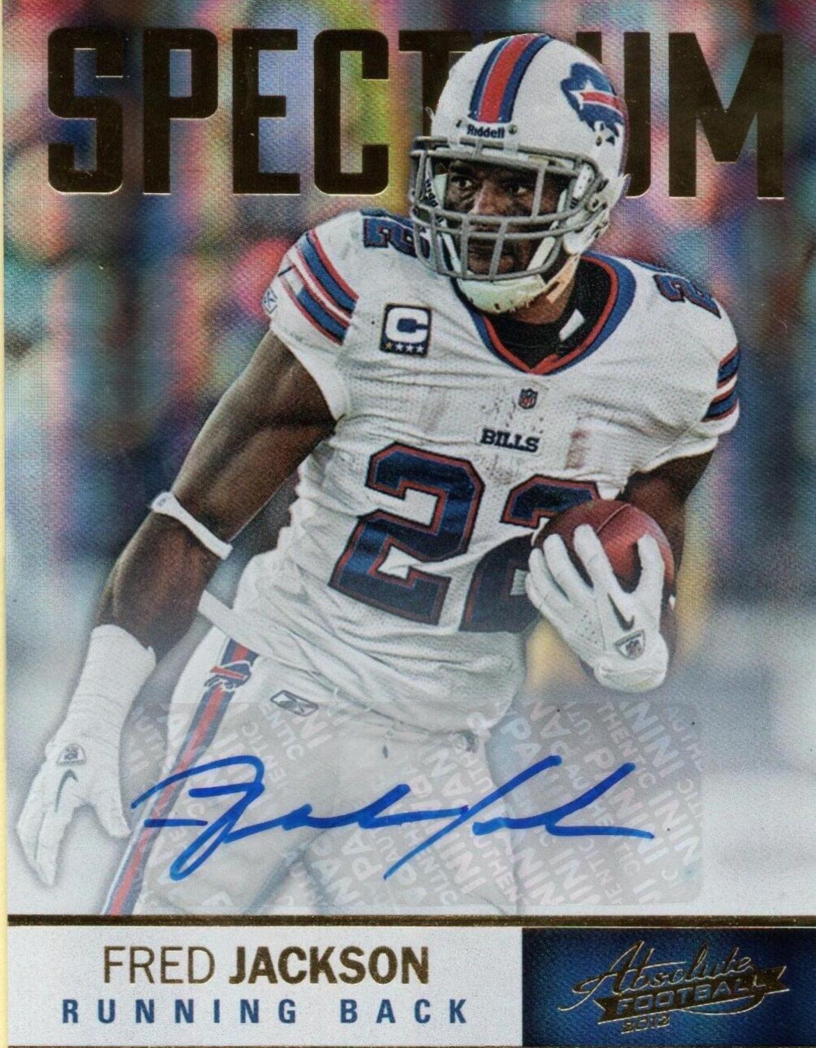 Fred Jackson [Spectrum Gold Autograph] #30