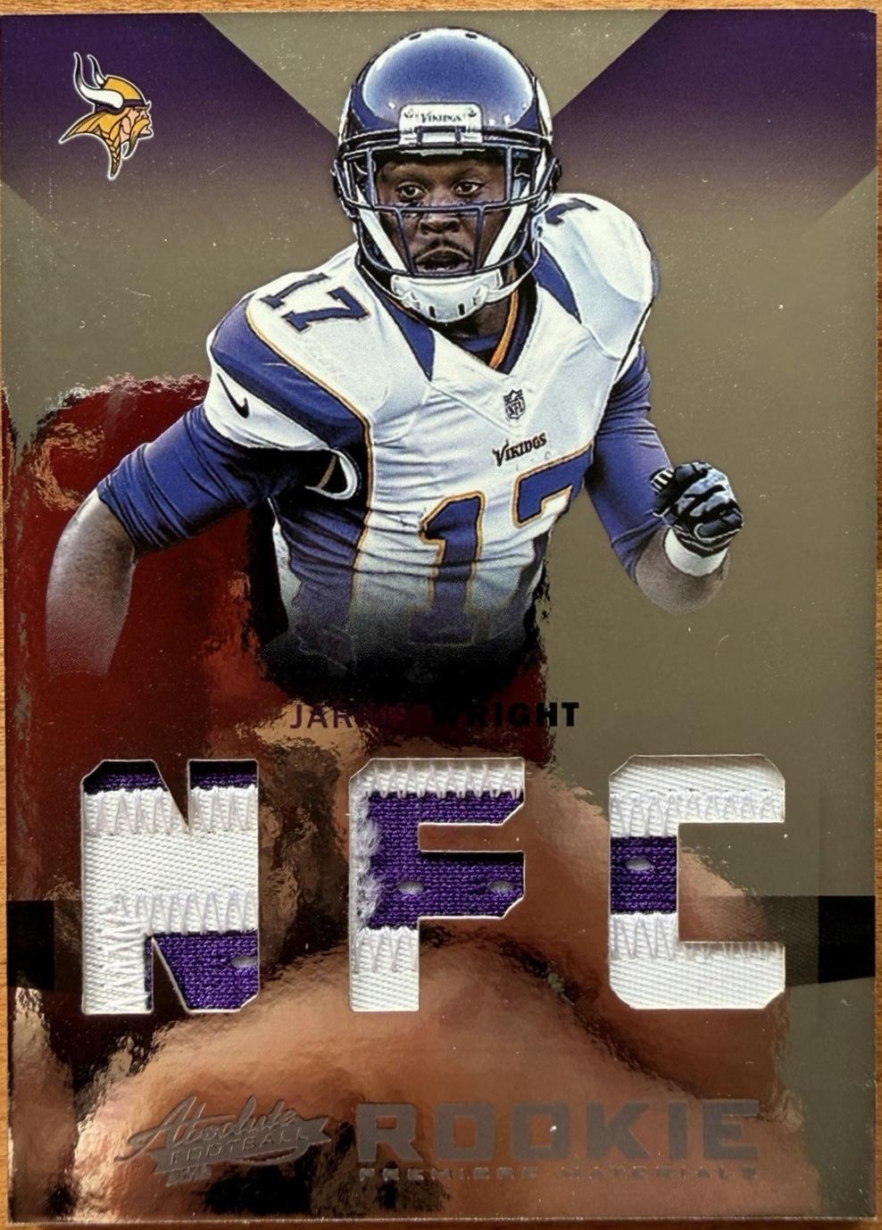 Jarius Wright [Rookie Premiere Materials Jumbo Prime] #215