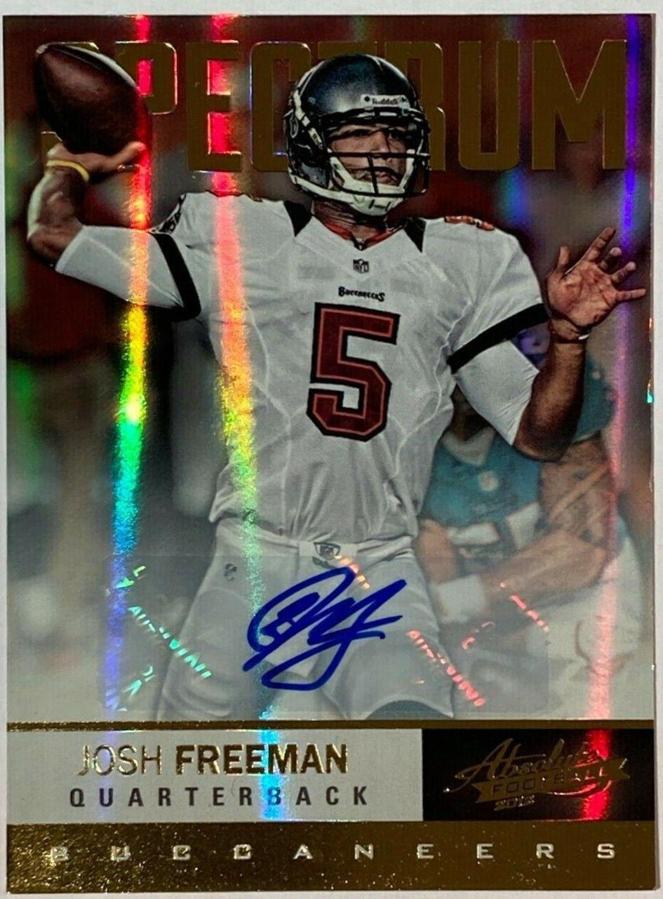 Josh Freeman [Spectrum Gold Autograph] #90