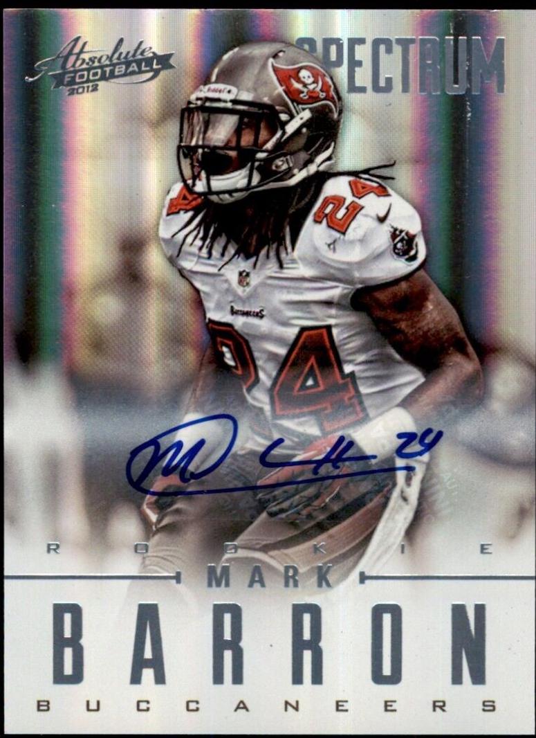 Mark Barron [Spectrum Platinum Autograph] #161