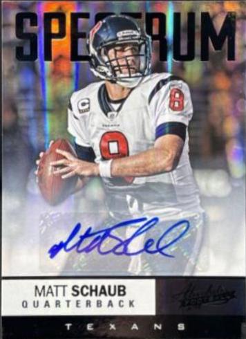 Matt Schaub [Spectrum Black Autograph] #18