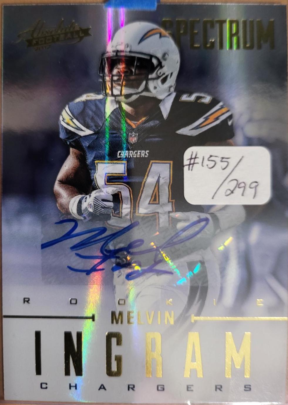 Melvin Ingram [Spectrum Gold Autograph] #166