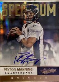 Peyton Manning [Spectrum Gold Autograph] #42