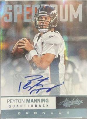 Peyton Manning [Spectrum Platinum Autograph] #42
