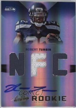 Robert Turbin [Rookie Premiere Materials Autographs AFC, NFC] #227