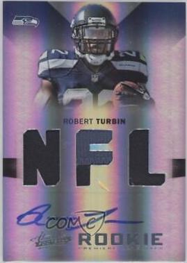 Robert Turbin [Rookie Premiere Materials Autographs NFL Prime] #227