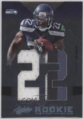 Robert Turbin [Rookie Premiere Materials Jumbo Jersey Number Prime] #227