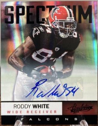 Roddy White [Spectrum Black Autograph] #59