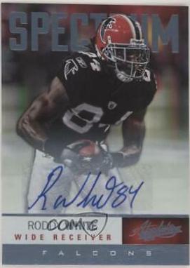 Roddy White [Spectrum Platinum Autograph] #59