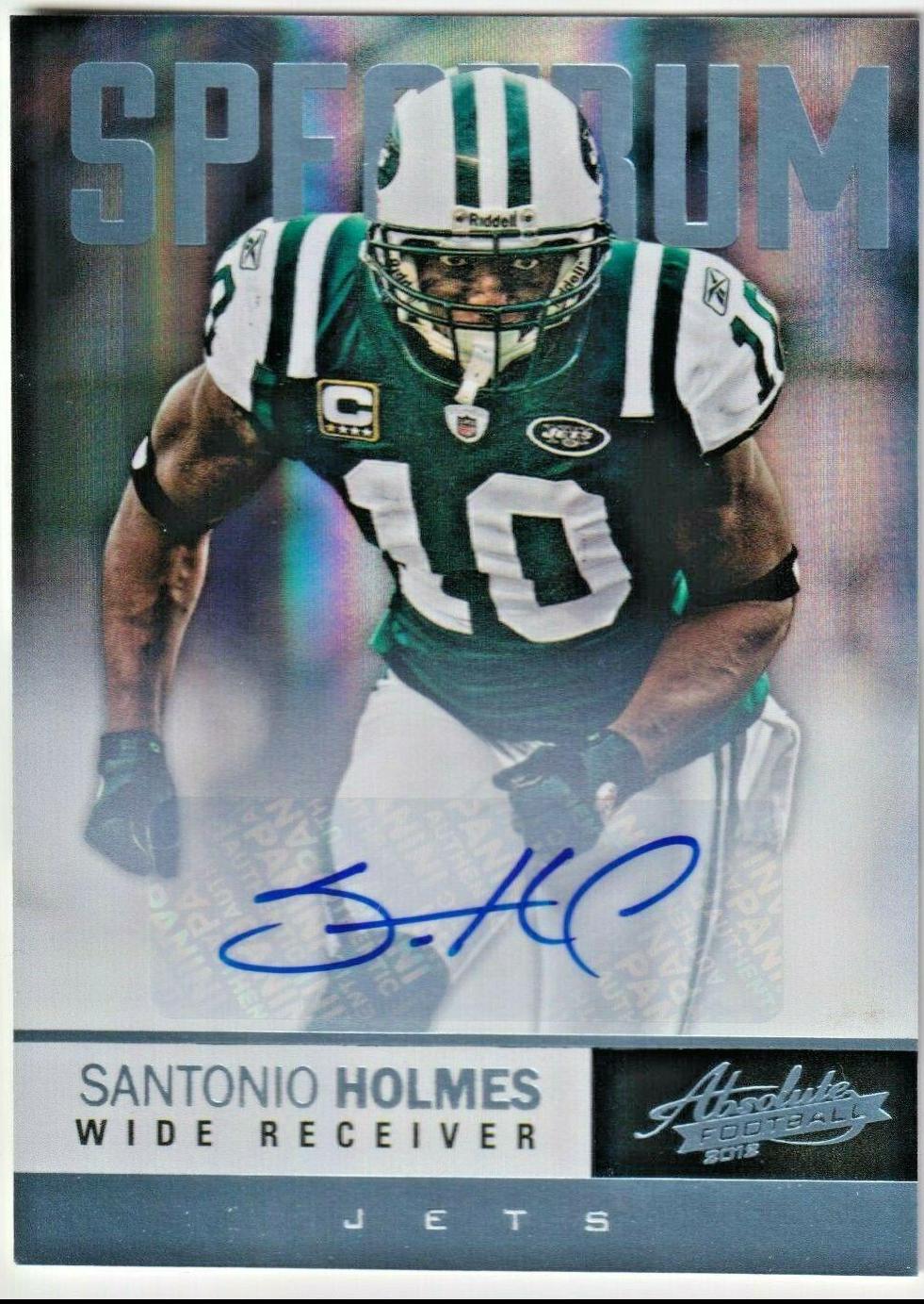 Santonio Holmes [Spectrum Platinum Autograph] #41