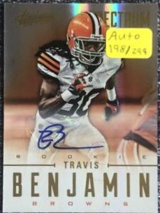 Travis Benjamin [Spectrum Gold Autograph] #189