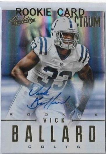 Vick Ballard [Spectrum Gold Autograph] #193