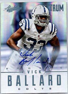 Vick Ballard [Spectrum Platinum Autograph] #193