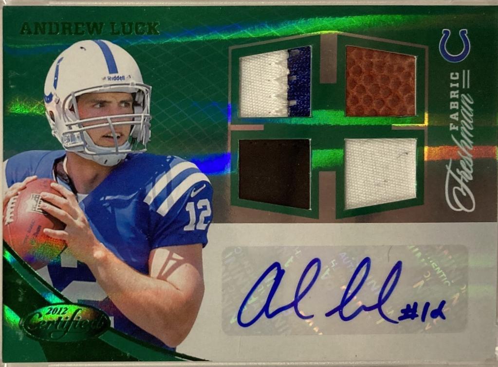 Andrew Luck [Jersey Autograph Emerald Prime] #316