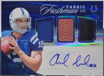 Andrew Luck [Jersey Autograph Mirror Blue] #316