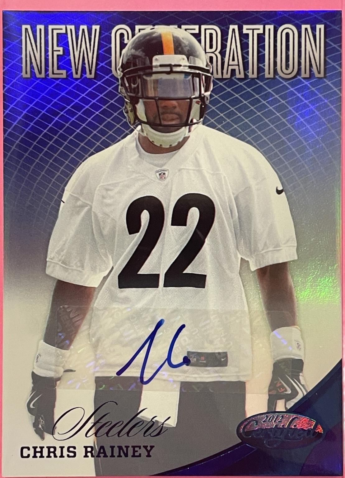 Chris Rainey [Mirror Blue Autograph] #260