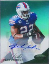 Fred Jackson [Mirror Emerald Autograph] #16