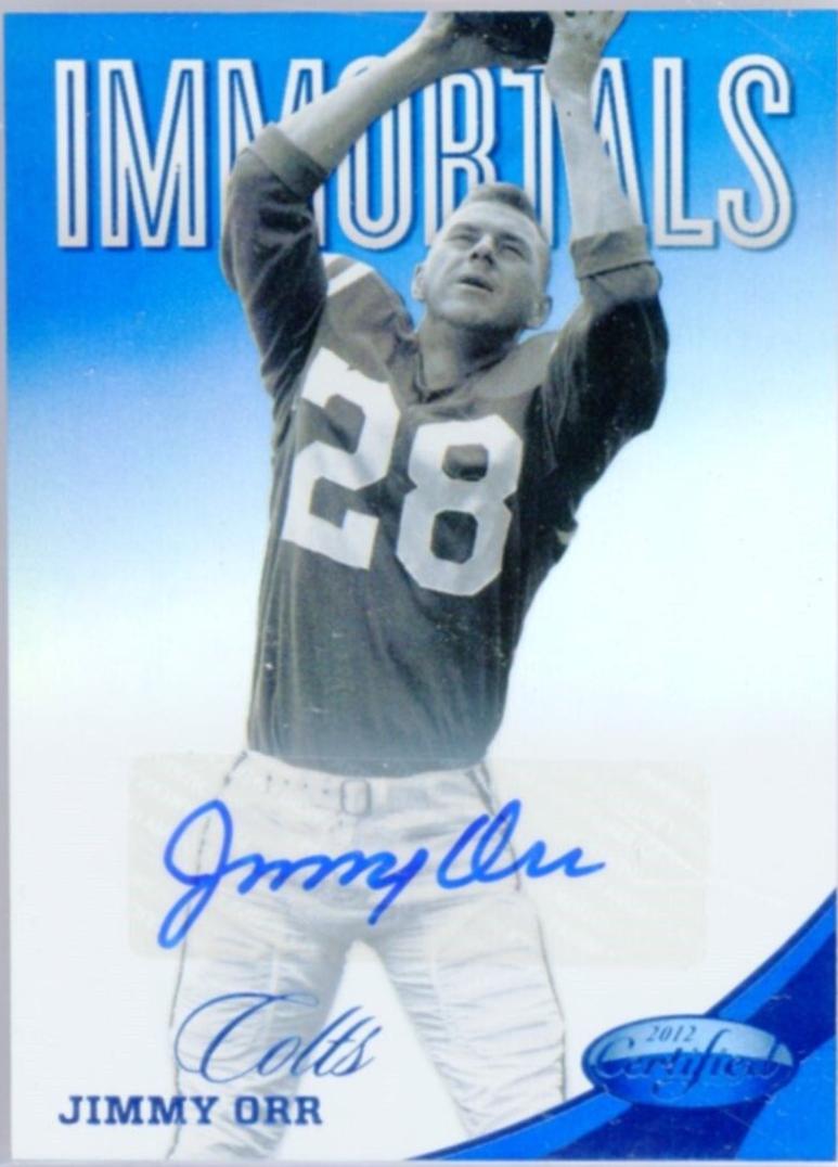 Jimmy Orr [Mirror Blue Autograph] #187