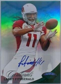 Larry Fitzgerald [Mirror Emerald Autograph] #139