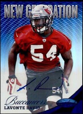 Lavonte David [Mirror Blue Autograph] #285