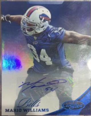 Mario Williams [Mirror Blue Autograph] #17