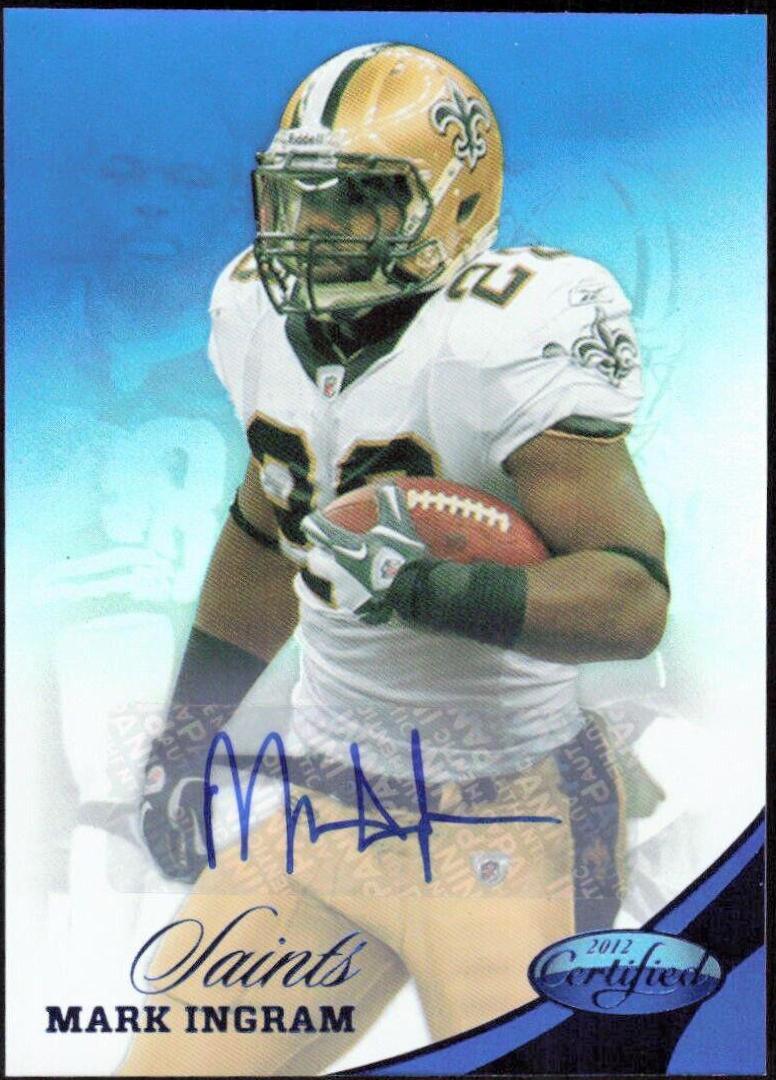 Mark Ingram [Mirror Blue Autograph] #114