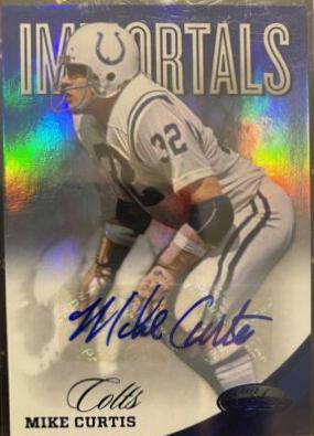 Mike Curtis [Mirror Blue Autograph] #194