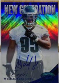 Mychal Kendricks [Mirror Blue Autograph] #296