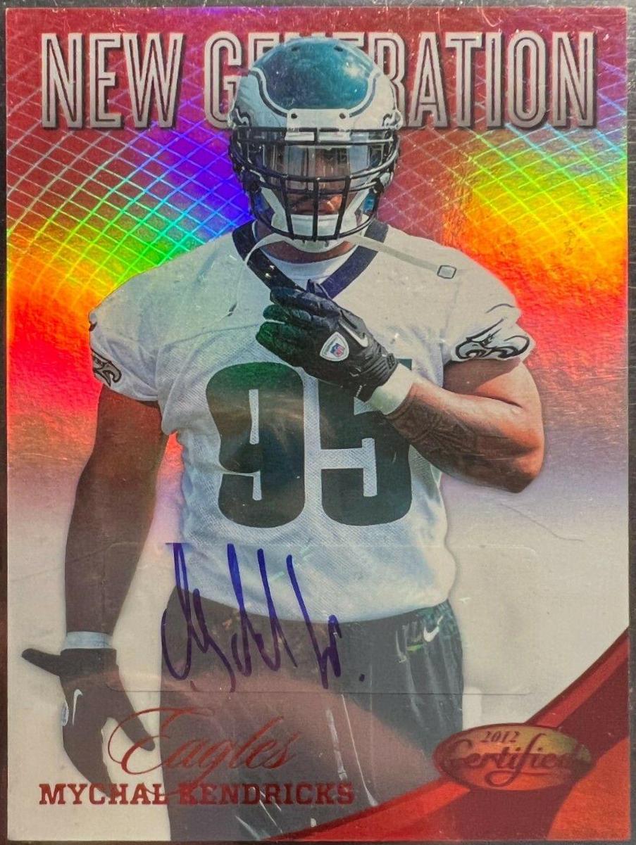 Mychal Kendricks [Mirror Red Autograph] #296