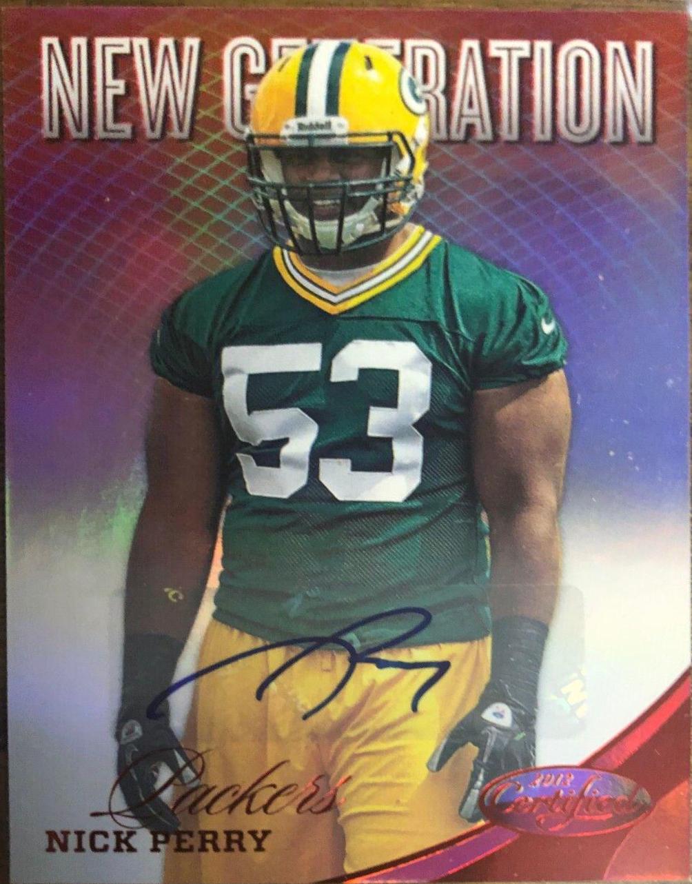 Nick Perry [Mirror Red Autograph] #297