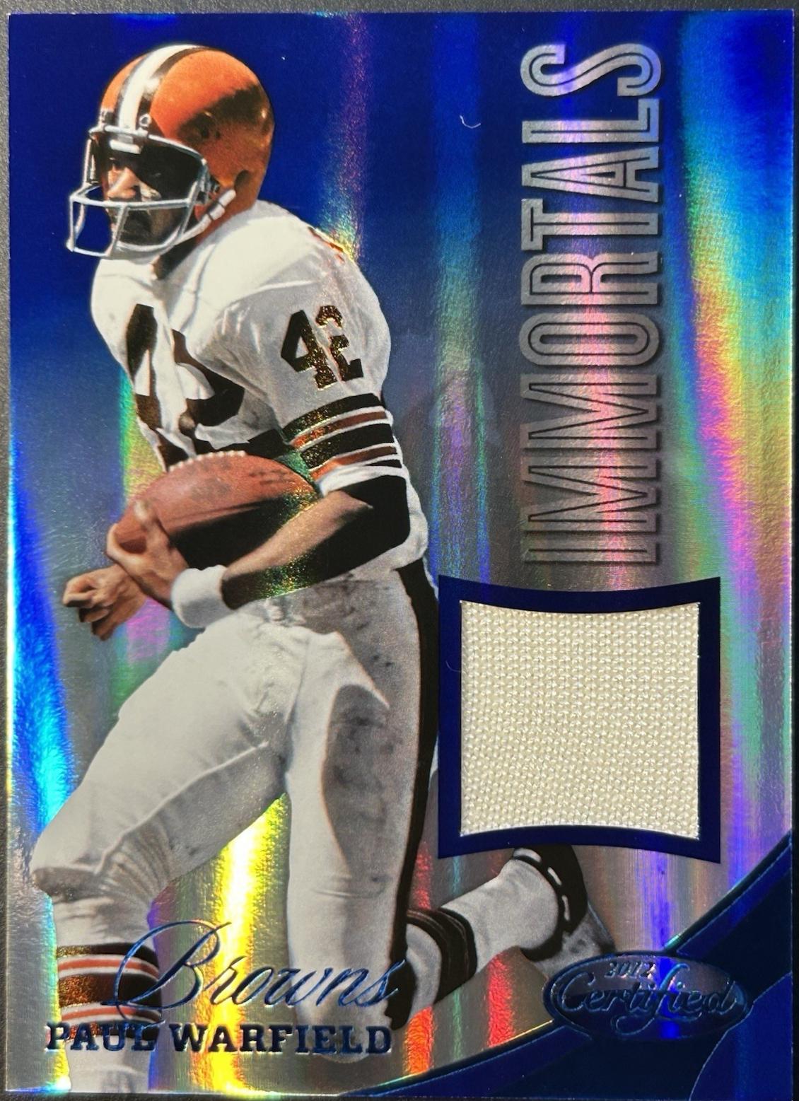Paul Warfield [Mirror Blue Jersey] #215