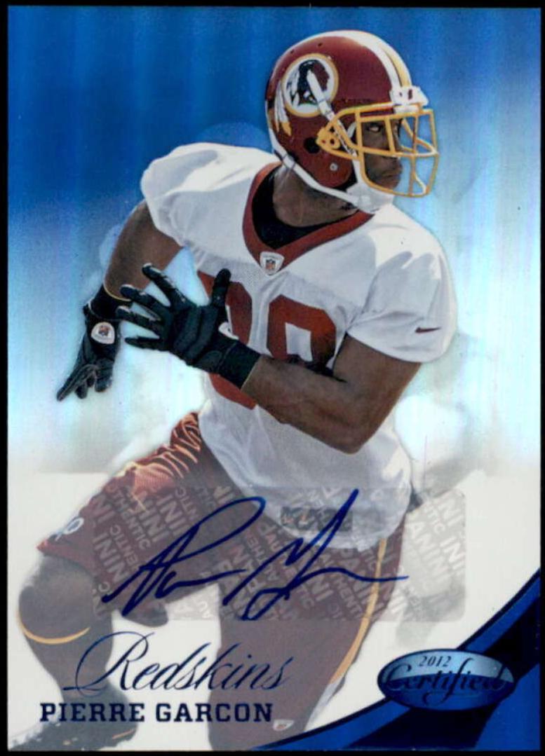Pierre Garcon [Mirror Blue Autograph] #89