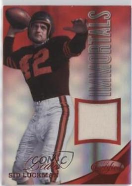 Sid Luckman [Mirror Red Jersey] #228