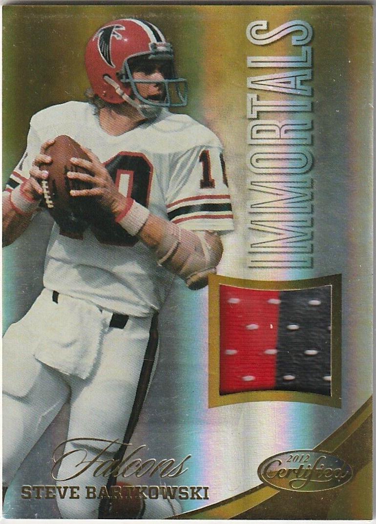 Steve Bartkowski [Mirror Gold Jersey Prime] #225