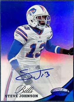 Steve Johnson [Mirror Blue Autograph] #19