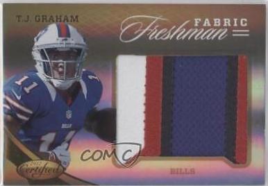 T.J. Graham [Jersey Autograph Mirror Gold] #349