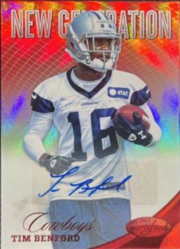 Tim Benford [Mirror Red Autograph] #307