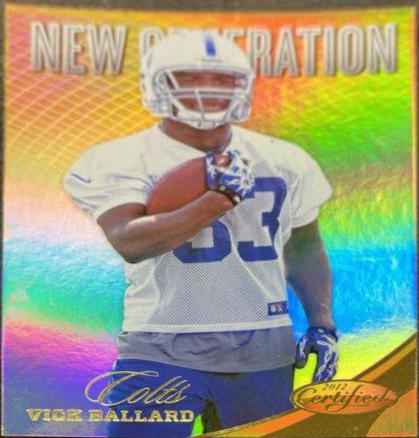 Vick Ballard [Mirror Gold Autograph] #310