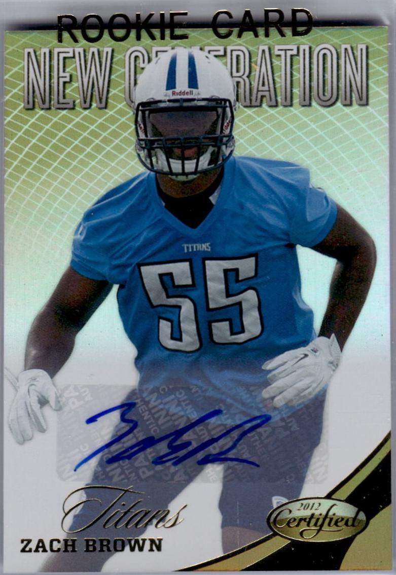 Zach Brown [Mirror Gold] #313