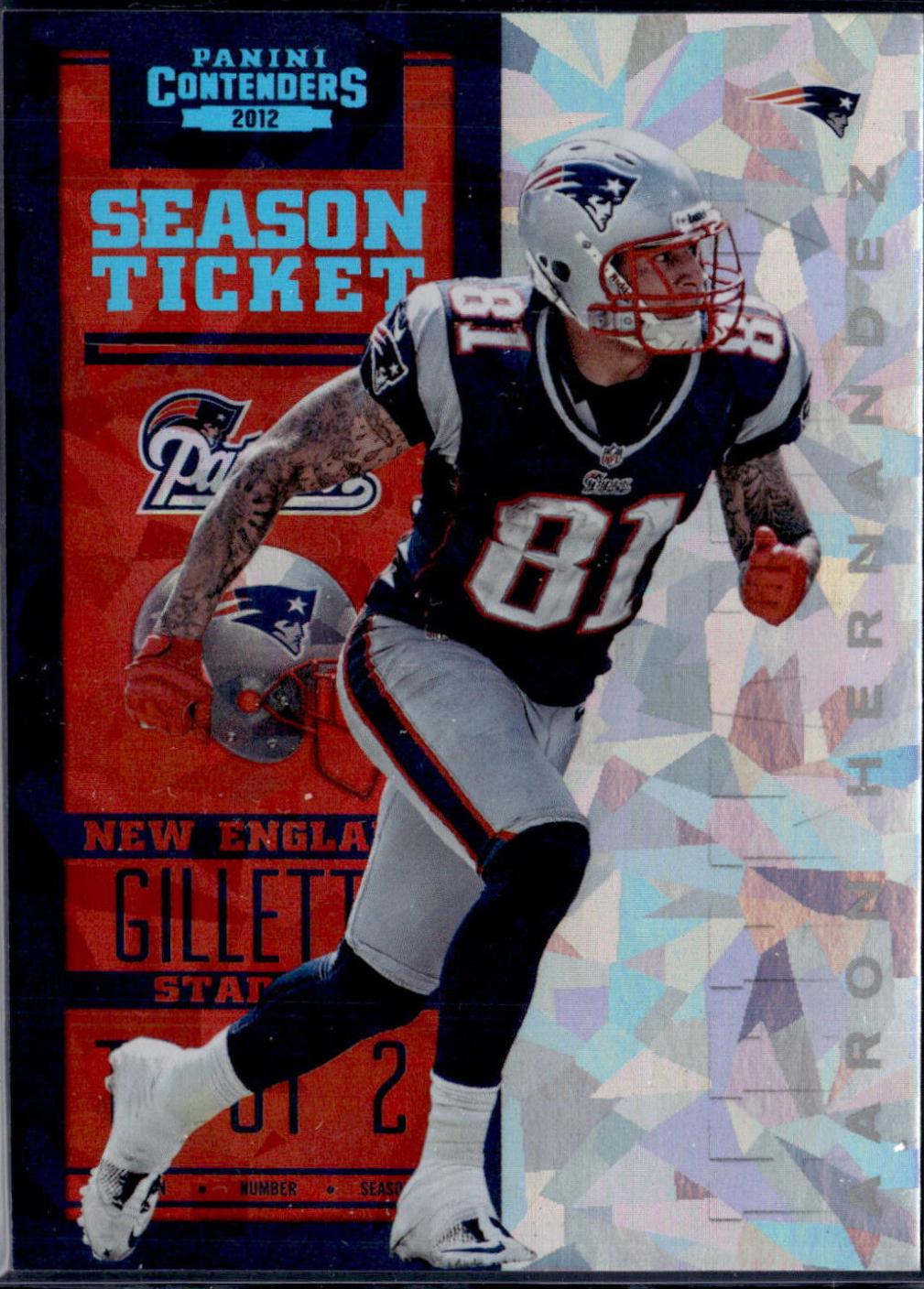Aaron Hernandez [Cracked Ice] #57