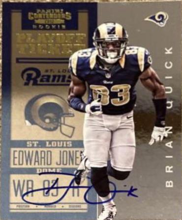 Brian Quick [No Ball Autograph Playoff Ticket] #232
