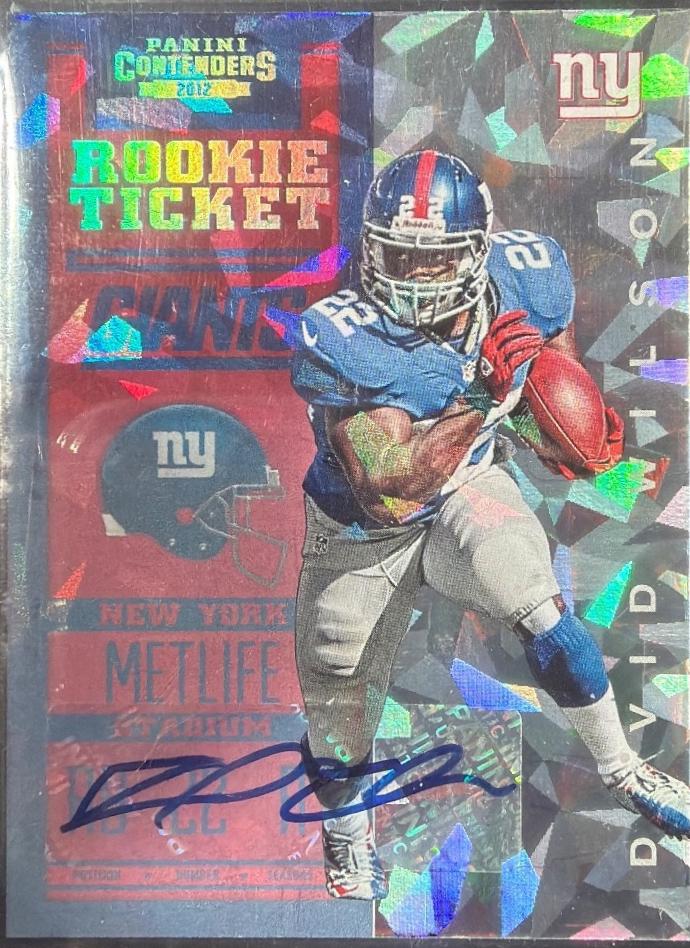David Wilson [Legs In Autograph Cracked Ice] #214