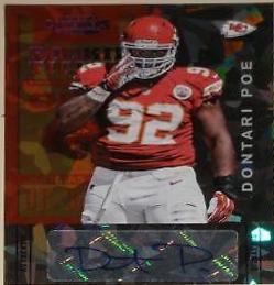Dontari Poe [Autograph Cracked Ice] #132