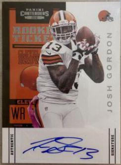 Josh Gordon [With Ball Autograph] #118
