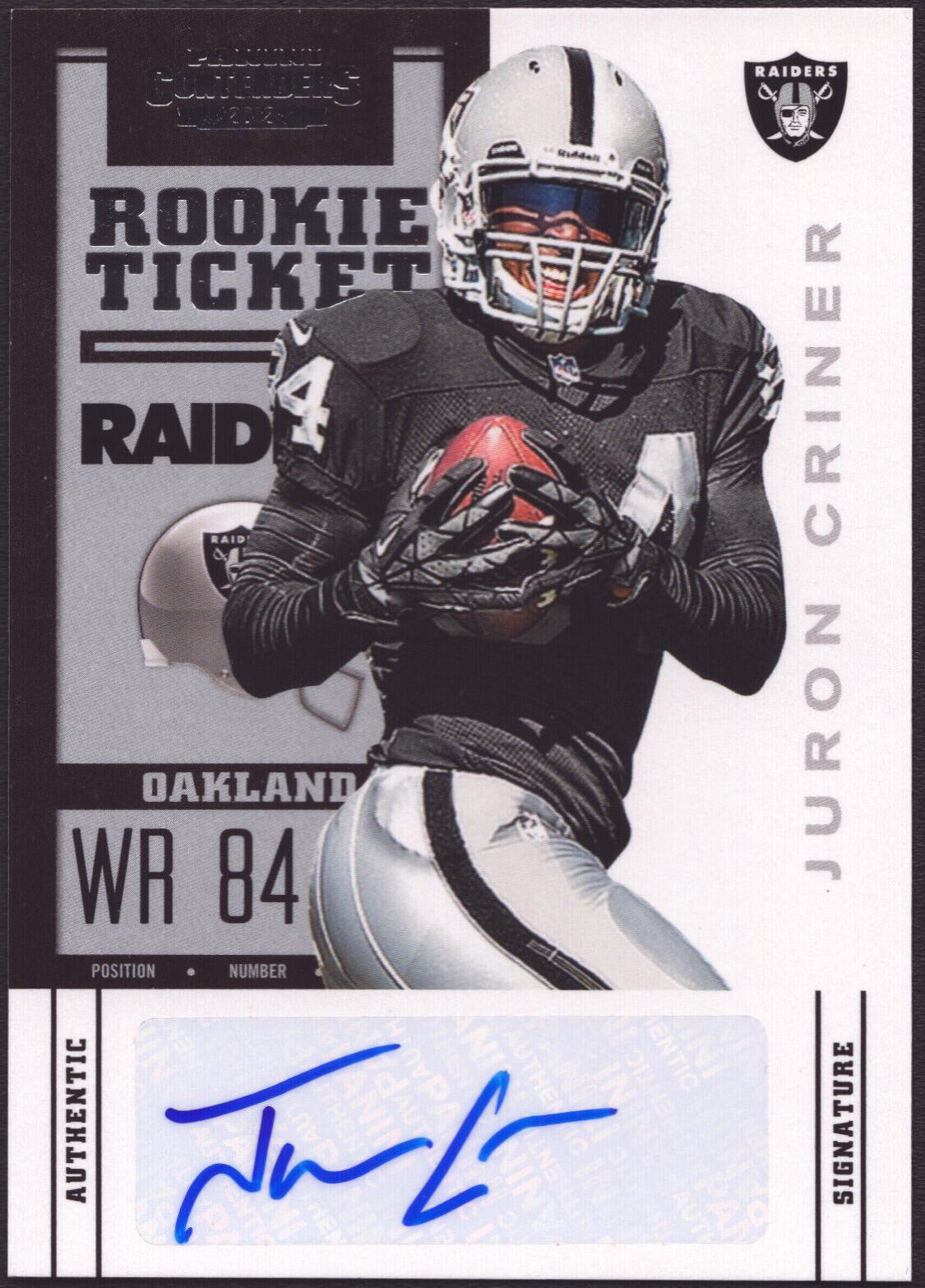 Juron Criner [Ball In Front Autograph] #150