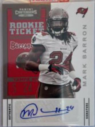 Mark Barron [Redemption Autograph Playoff Ticket] #161
