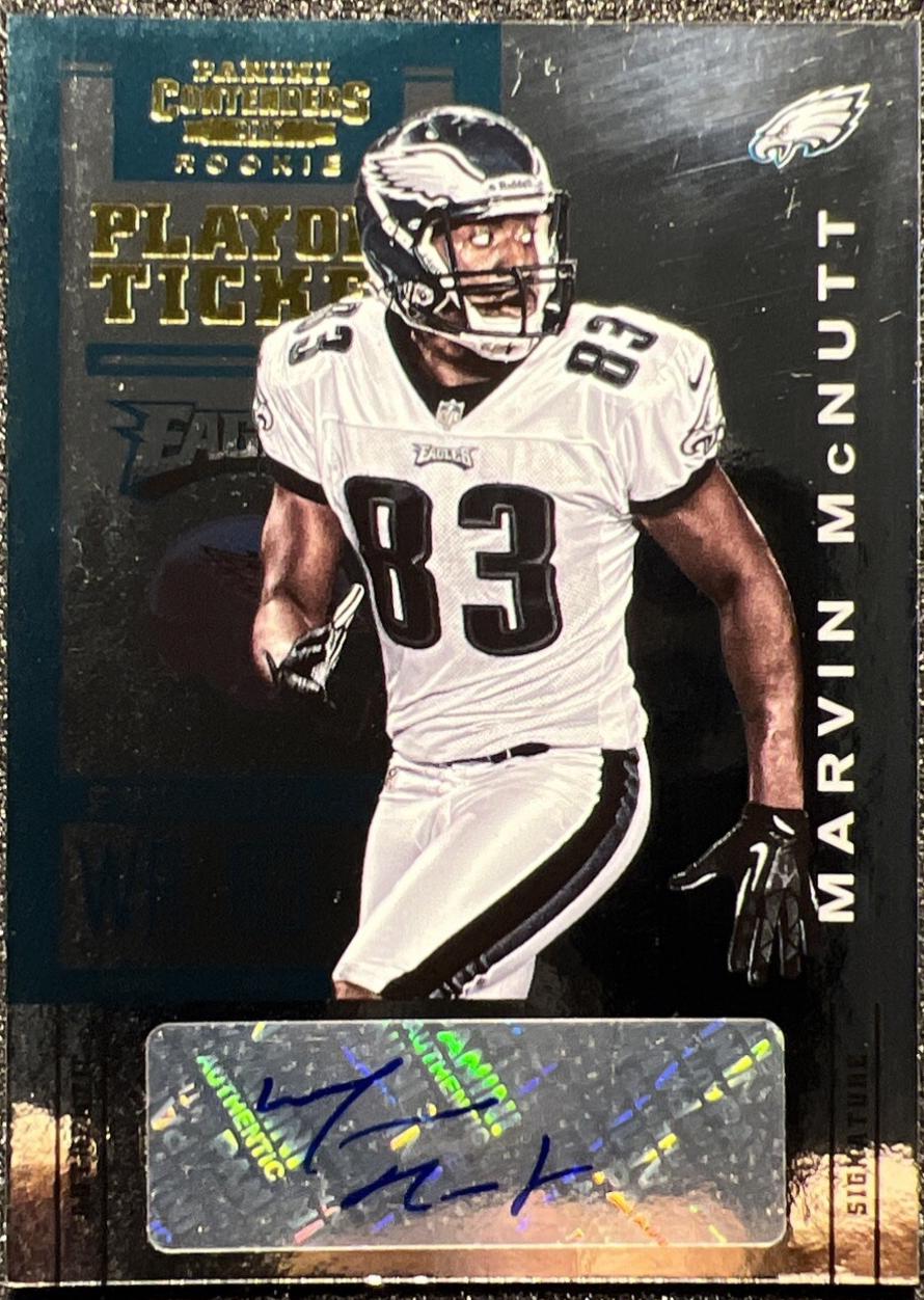 Marvin McNutt [Looking Back Autograph Playoff Ticket] #164