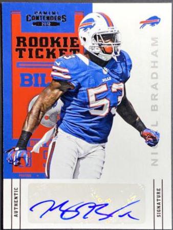 Nigel Bradham [Running Autograph Playoff Ticket] #125